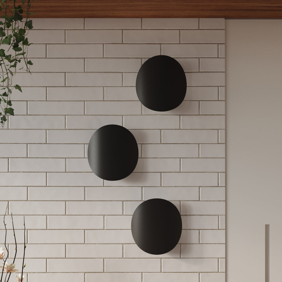 Wall lamp steel Senses modern Design G9
