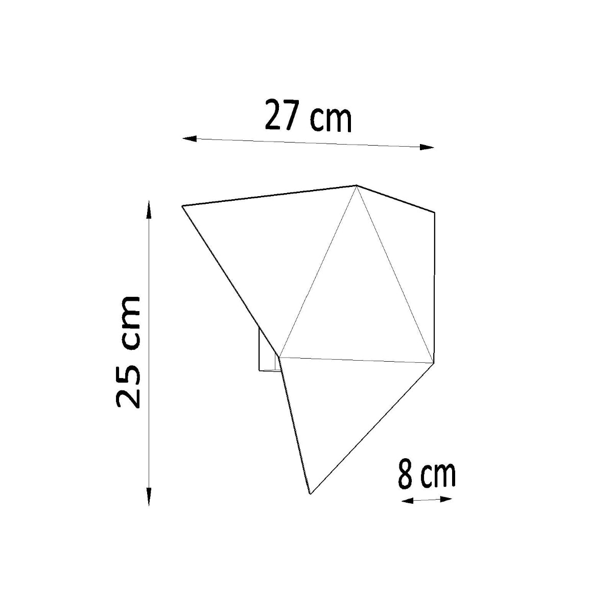 Wall lamp steel Solido modern Design G9