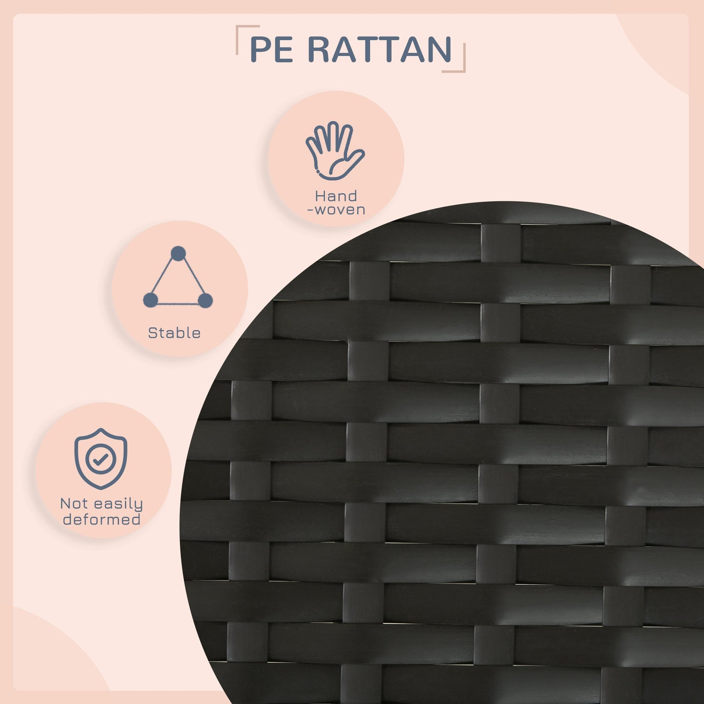 PawHut Extendable Rattan Dog House with Water-Resistant Roof, Cushion