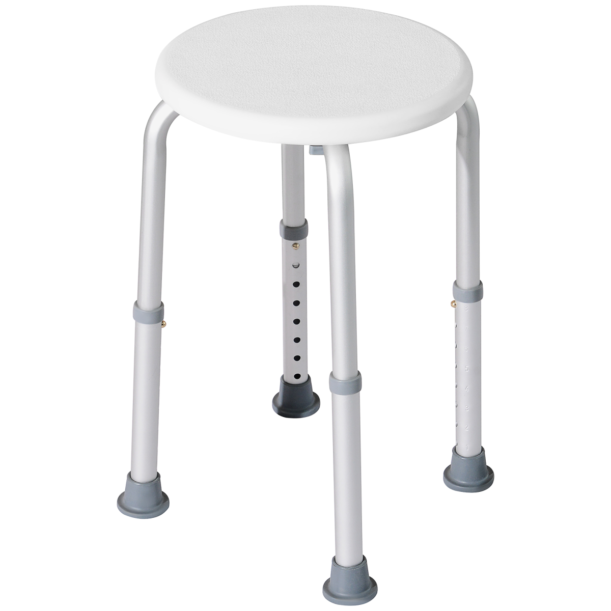 HOMCOM Bath Chair Height Adjustable Shower Seat for Elderly Disabled
