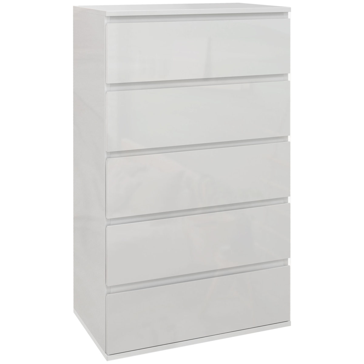 HOMCOM Bedroom Chest of Drawers, 4 Drawers Dresser, Drawer Unit