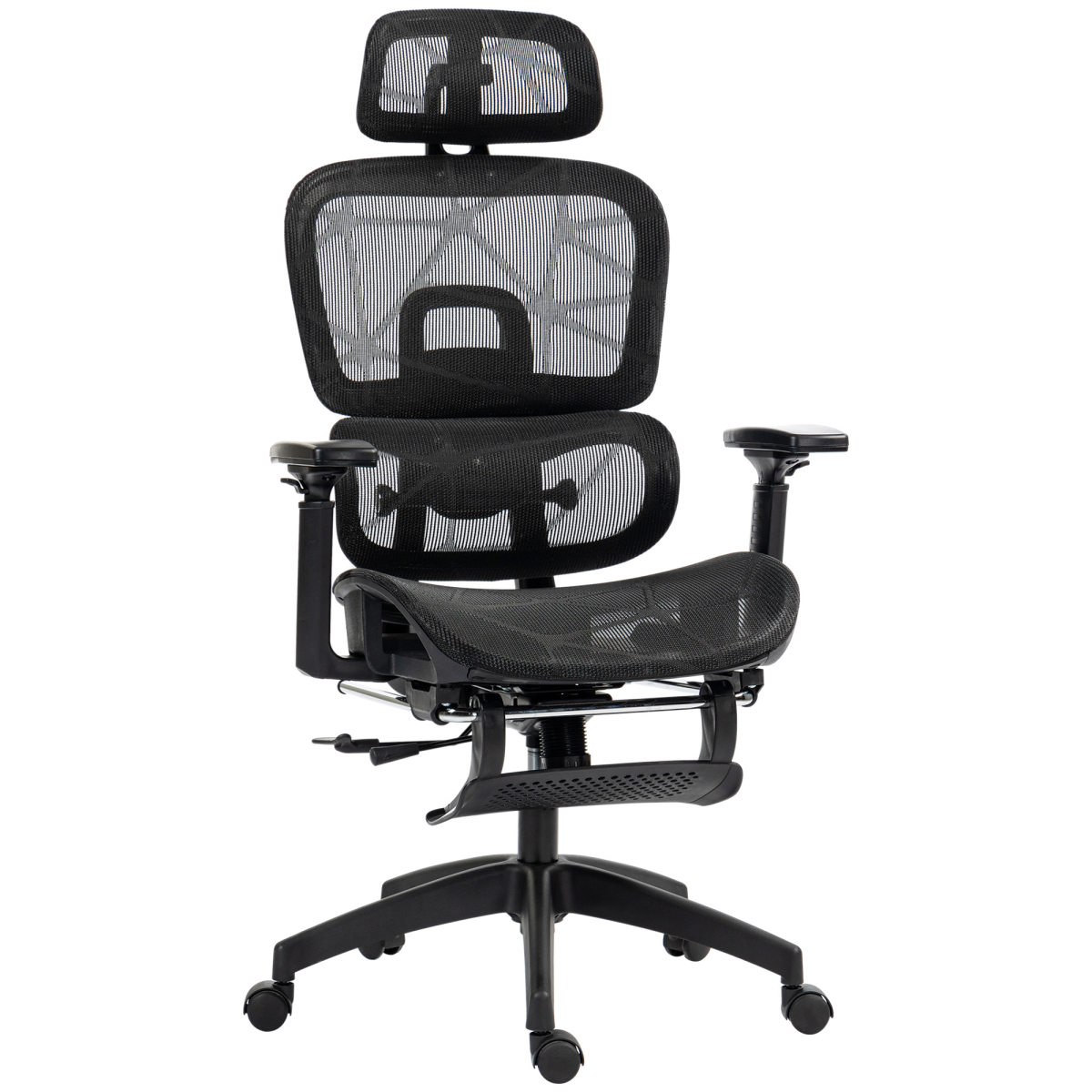 HOMCOM Ergonomic Office Chair Swivel Computer Chair with 3D Armrest