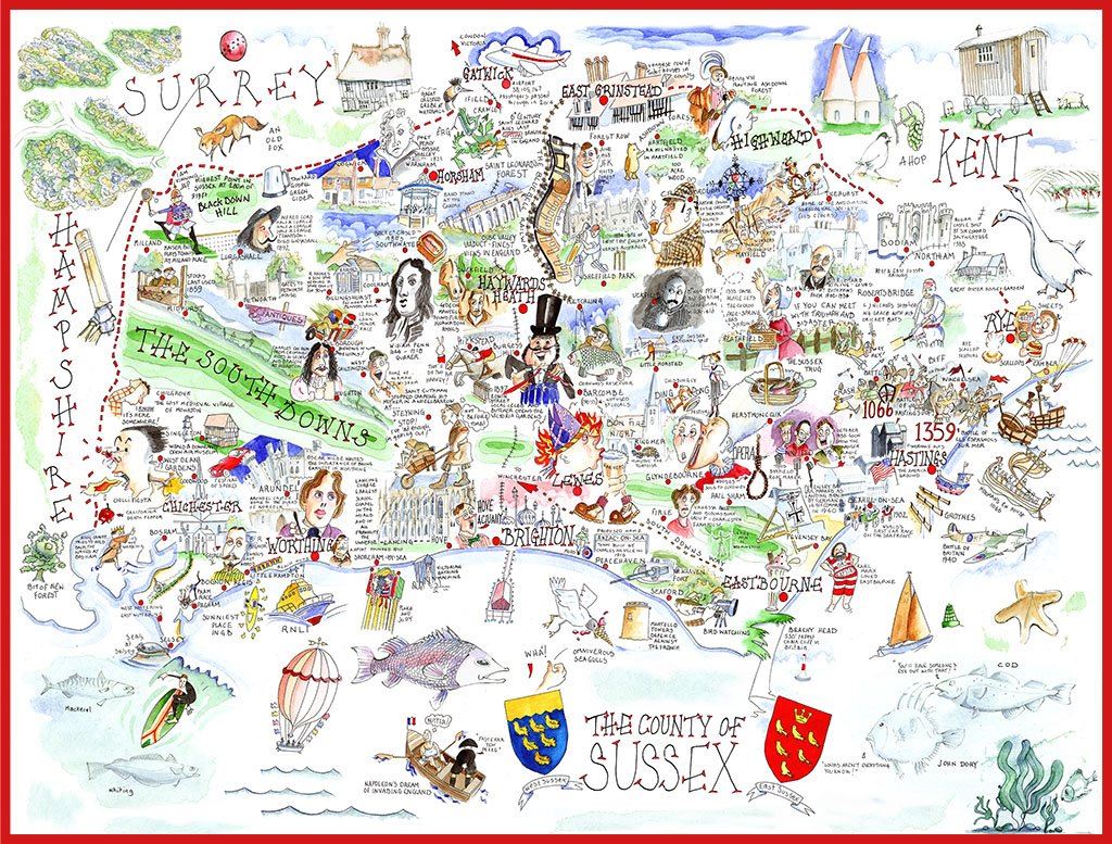 Sussex - Tim Bulmer 1000 piece Jigsaw