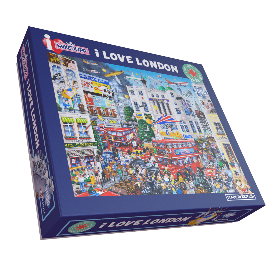 Mike Jupp I Love London 1000 Piece Jigsaw Puzzle