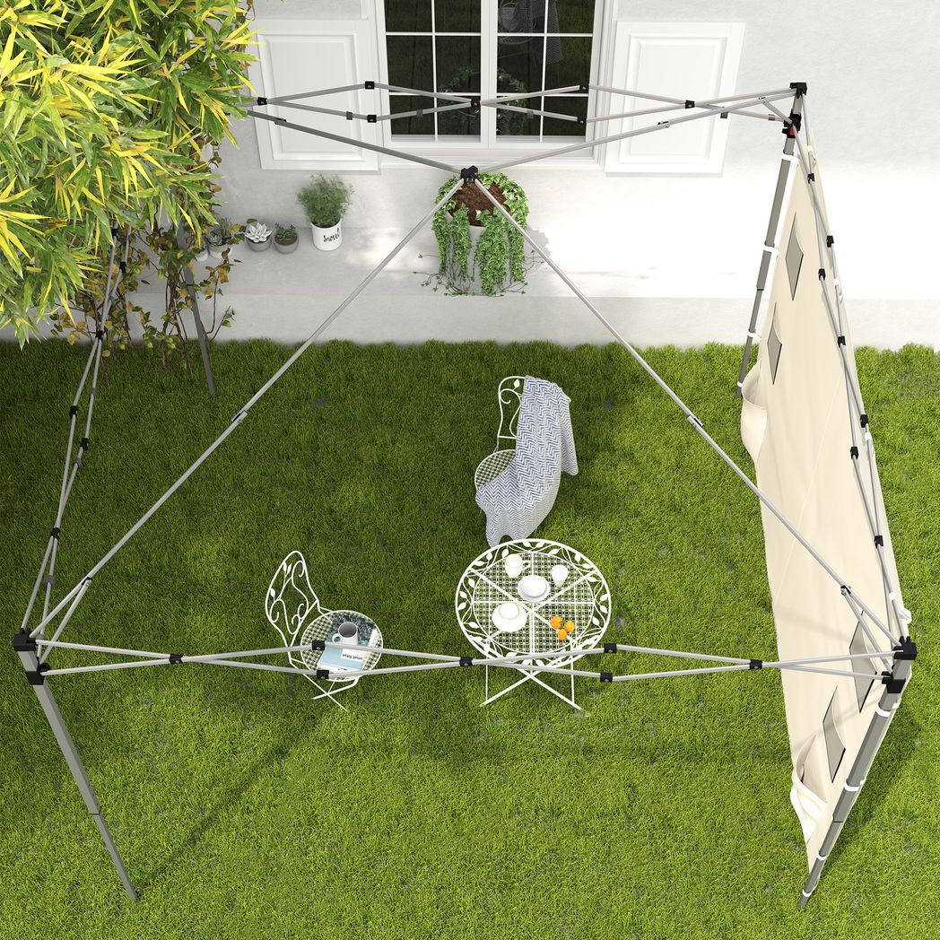 Outsunny Side Panel for 3x3 m Pop Up Gazebos, 1 Pack Sidewall Only