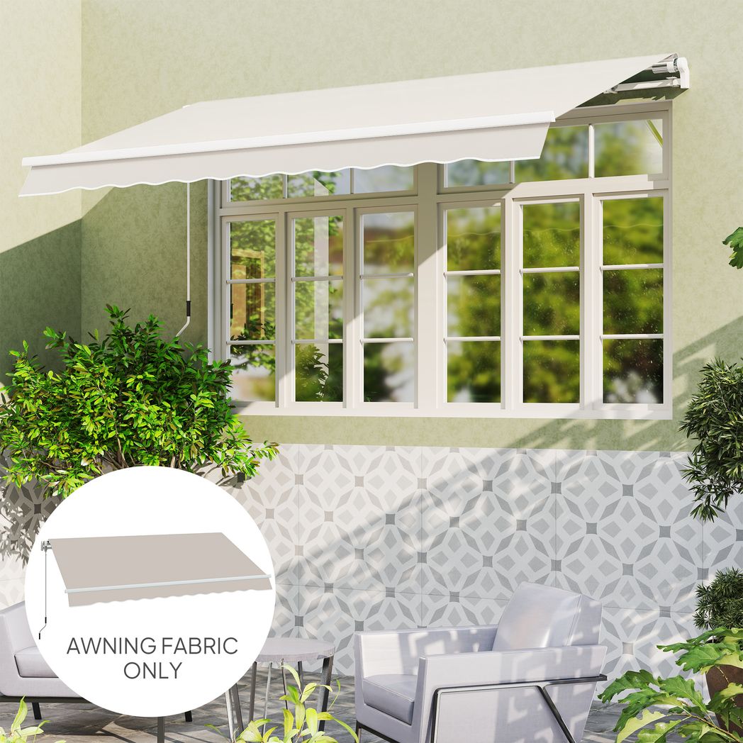 Outsunny Replacement Canopy for 3 x 2.5 m Awning (Fabric Only)