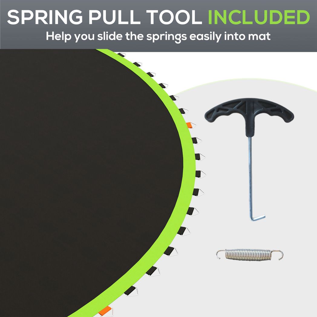 SPORTNOW Trampoline Mat with 72 V-Hooks, for 12ft Trampoline