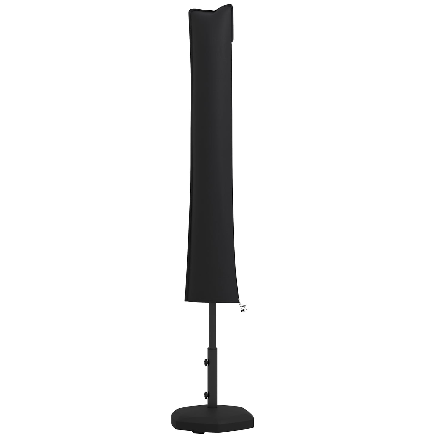Outsunny Parasol Cover, Patio Cantilever Cover, Banana Umbrella Cover, Black