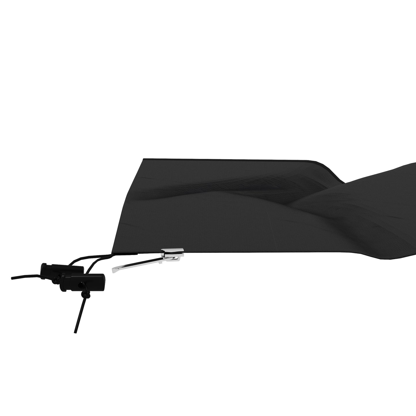 Outsunny Parasol Cover, Patio Cantilever Cover, Banana Umbrella Cover, Black