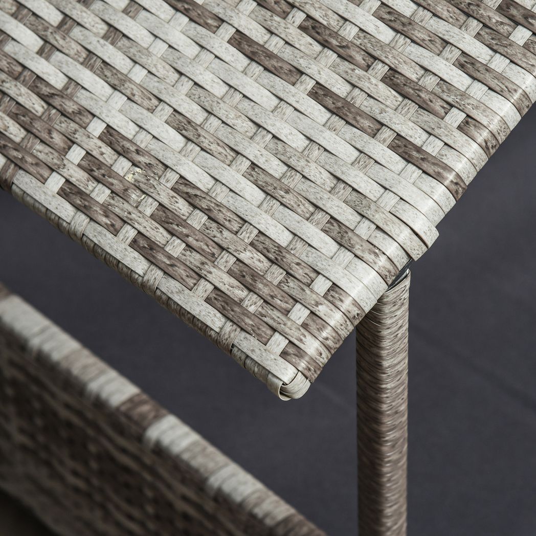 PawHut Wicker Dog House, Rattan Pet Bed with Soft Cushion