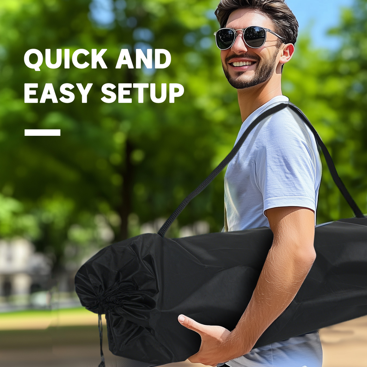 Outsunny Double Camping Chair for Adults with Armrests, Cup Holders
