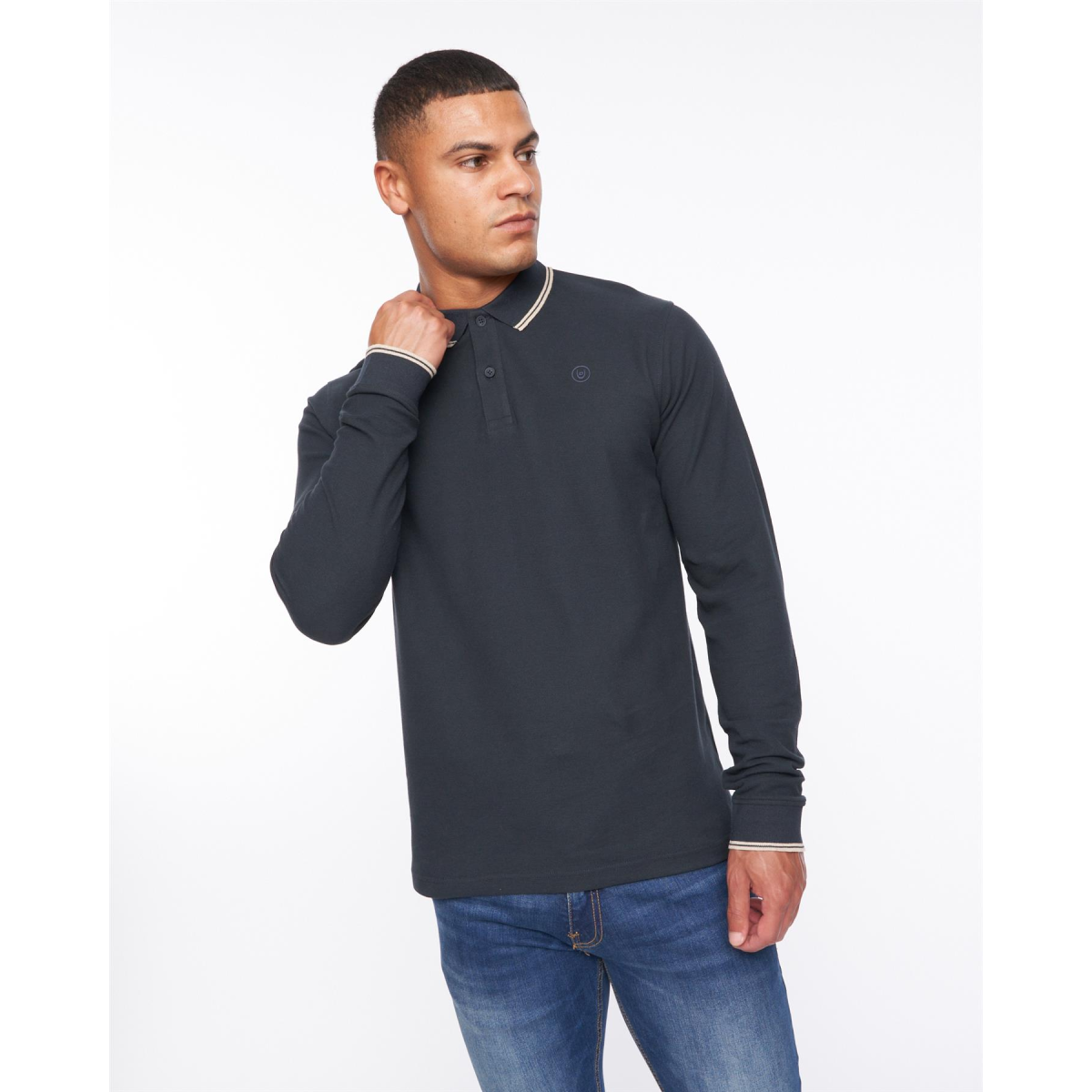 Roxberry Long Sleeve Polo Navy