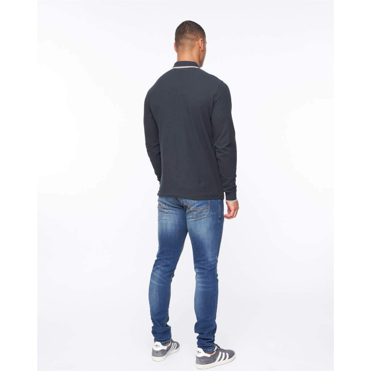 Roxberry Long Sleeve Polo Navy