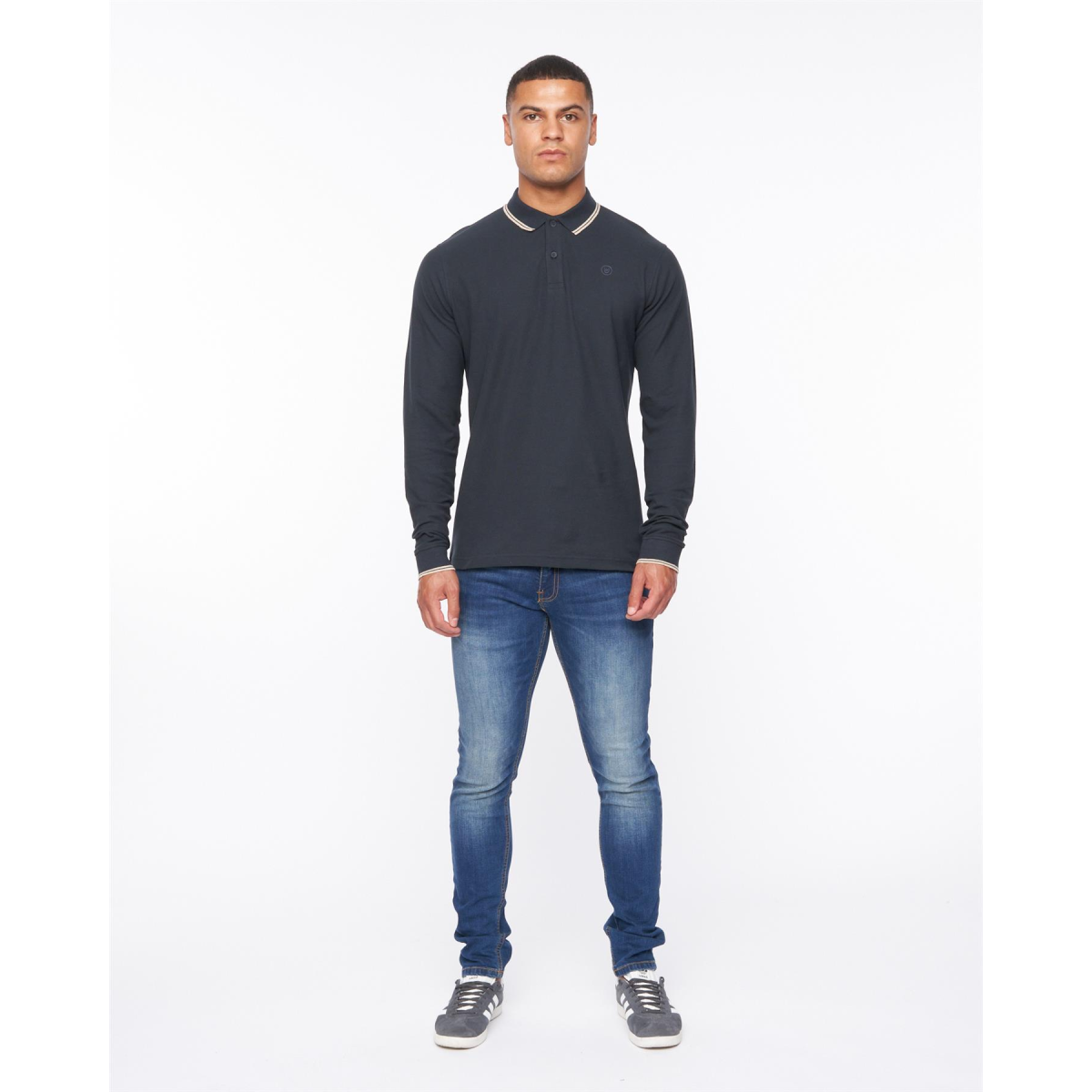 Roxberry Long Sleeve Polo Navy