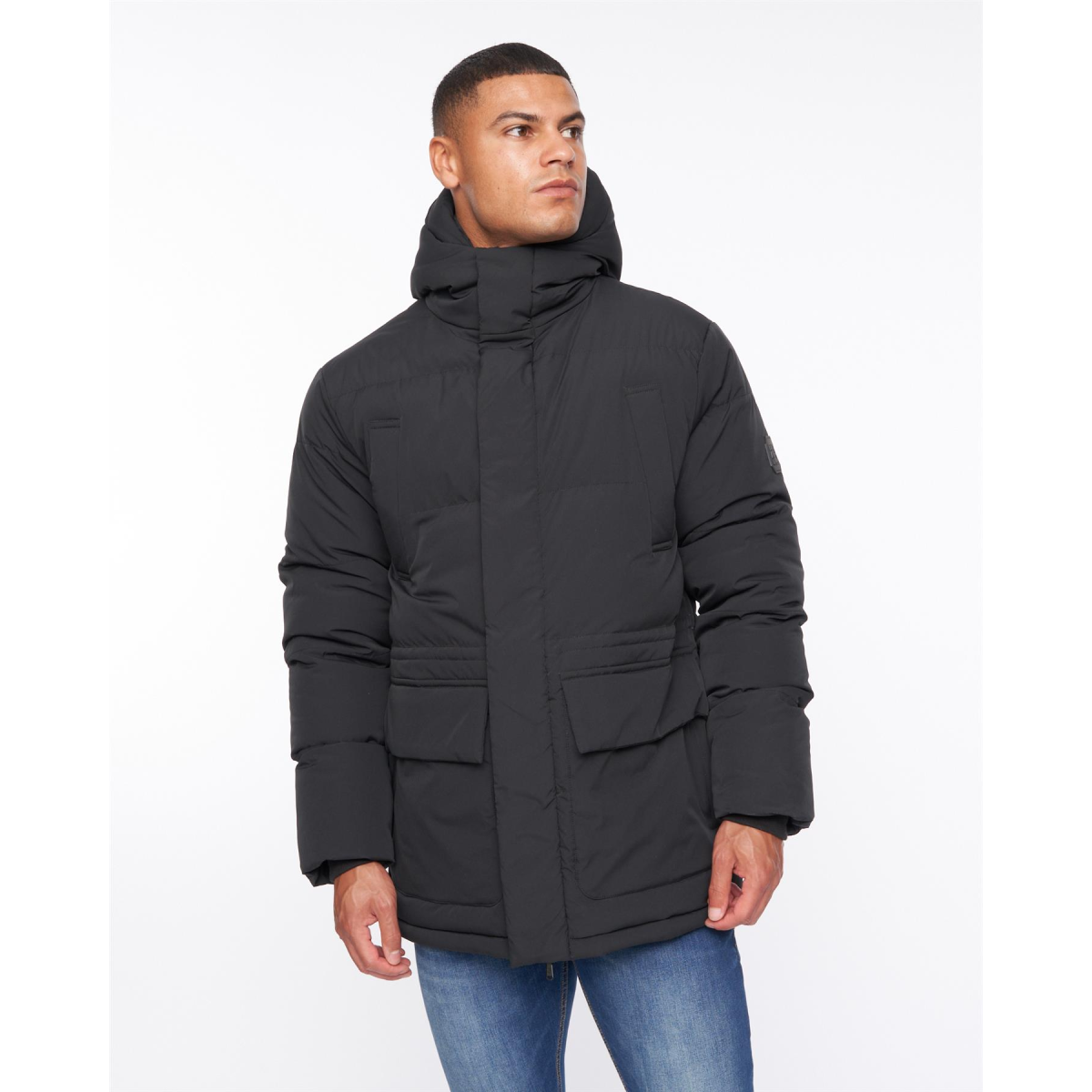 Fletchley Puffer Jacket Black