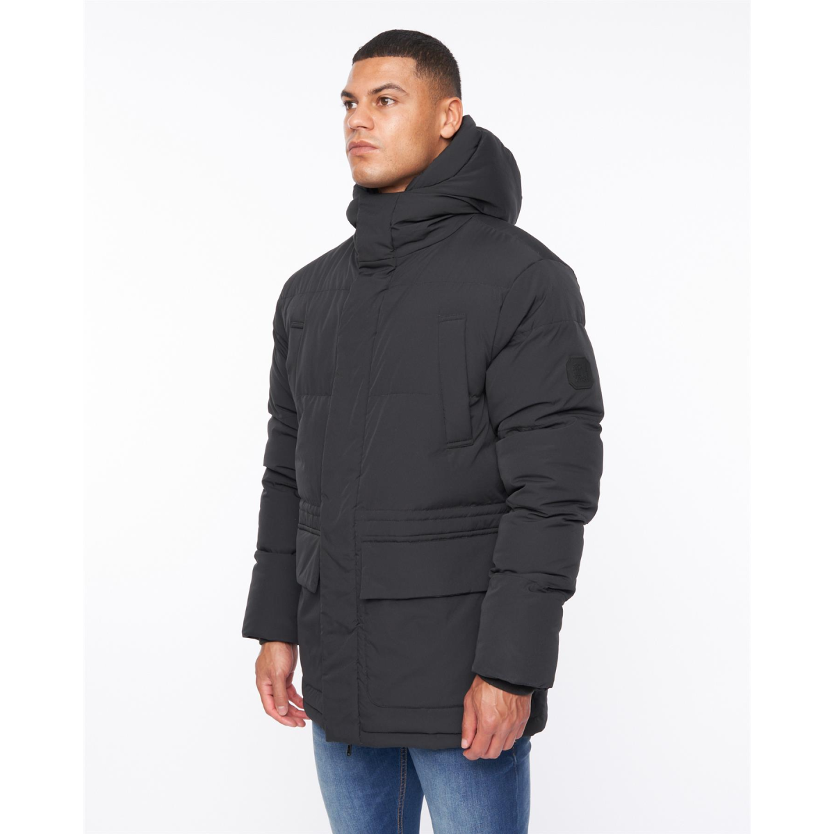 Fletchley Puffer Jacket Black