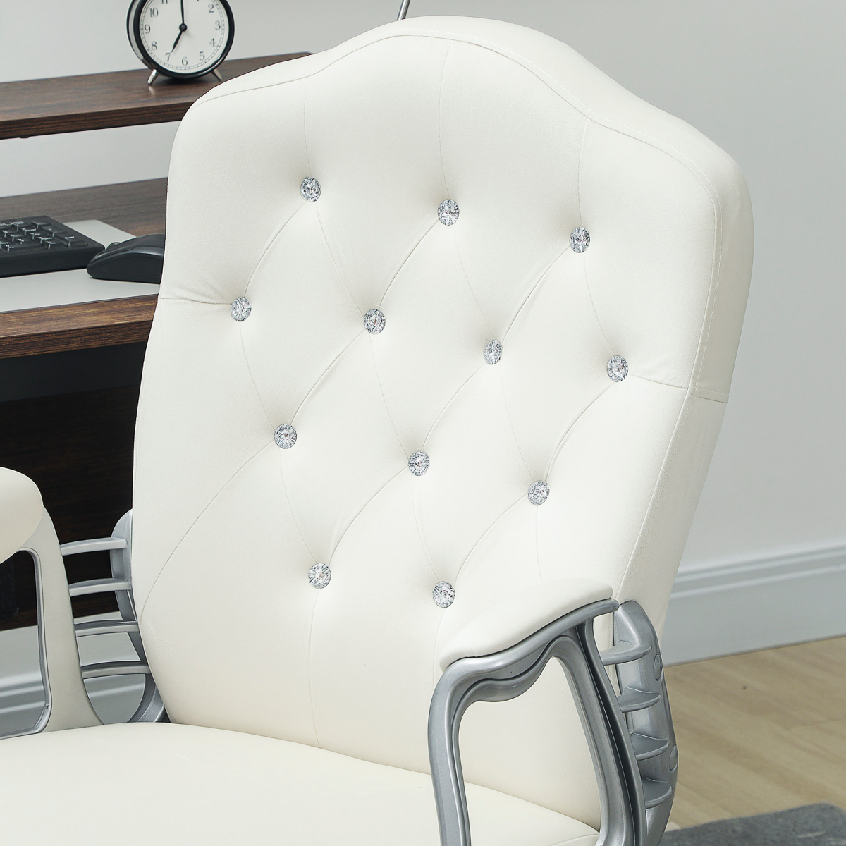 Vinsetto Home Office Chair with Adjustable Height Tilt Function