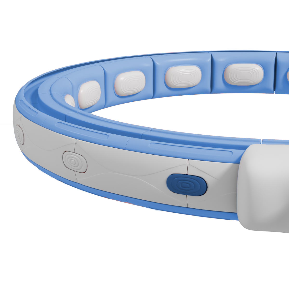 SPORTNOW Smart Weighted Hula Hoop with 16 Detachable Knots