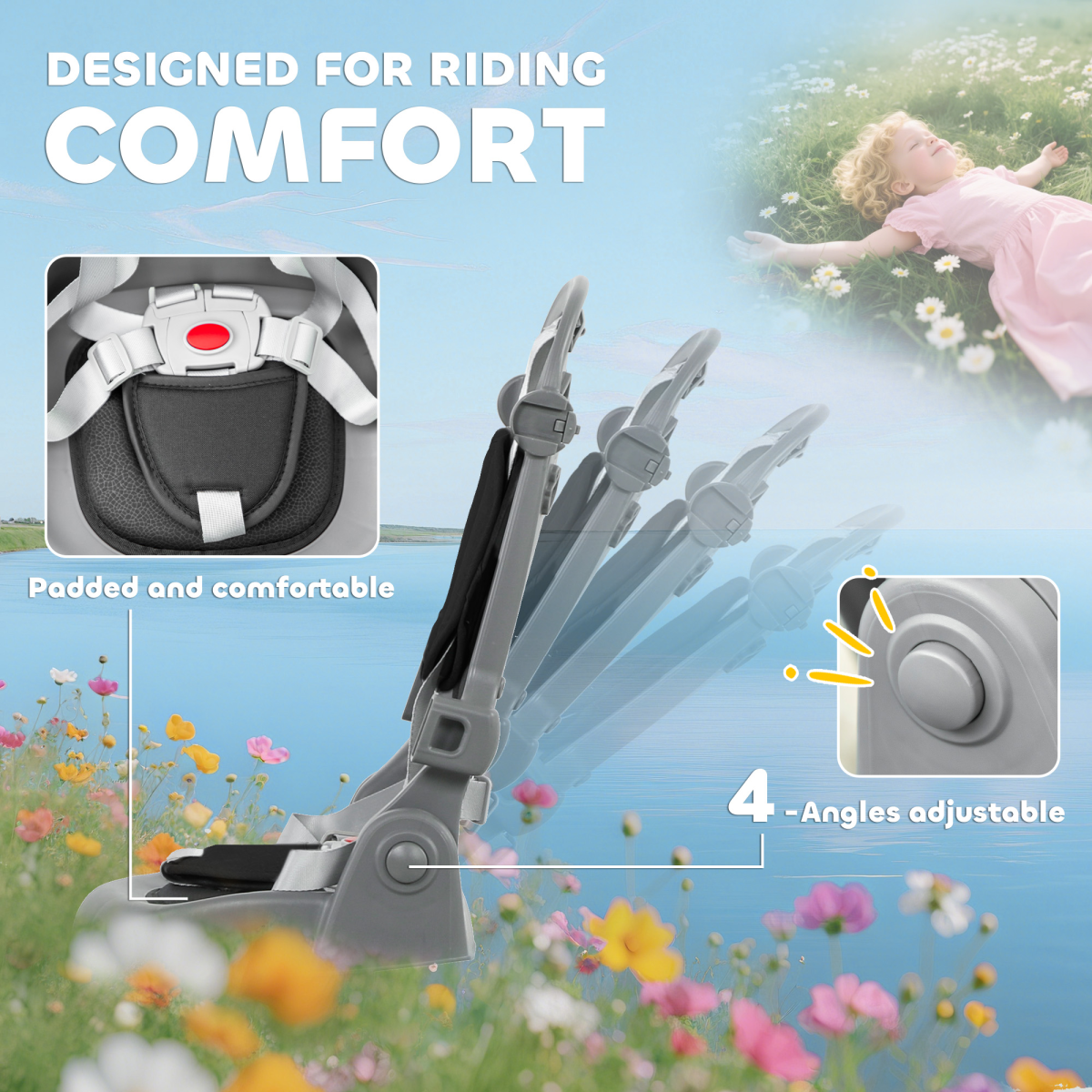 AIYAPLAY 6 in 1 Kids Trike, Toddler Tricycle with Parent Handle