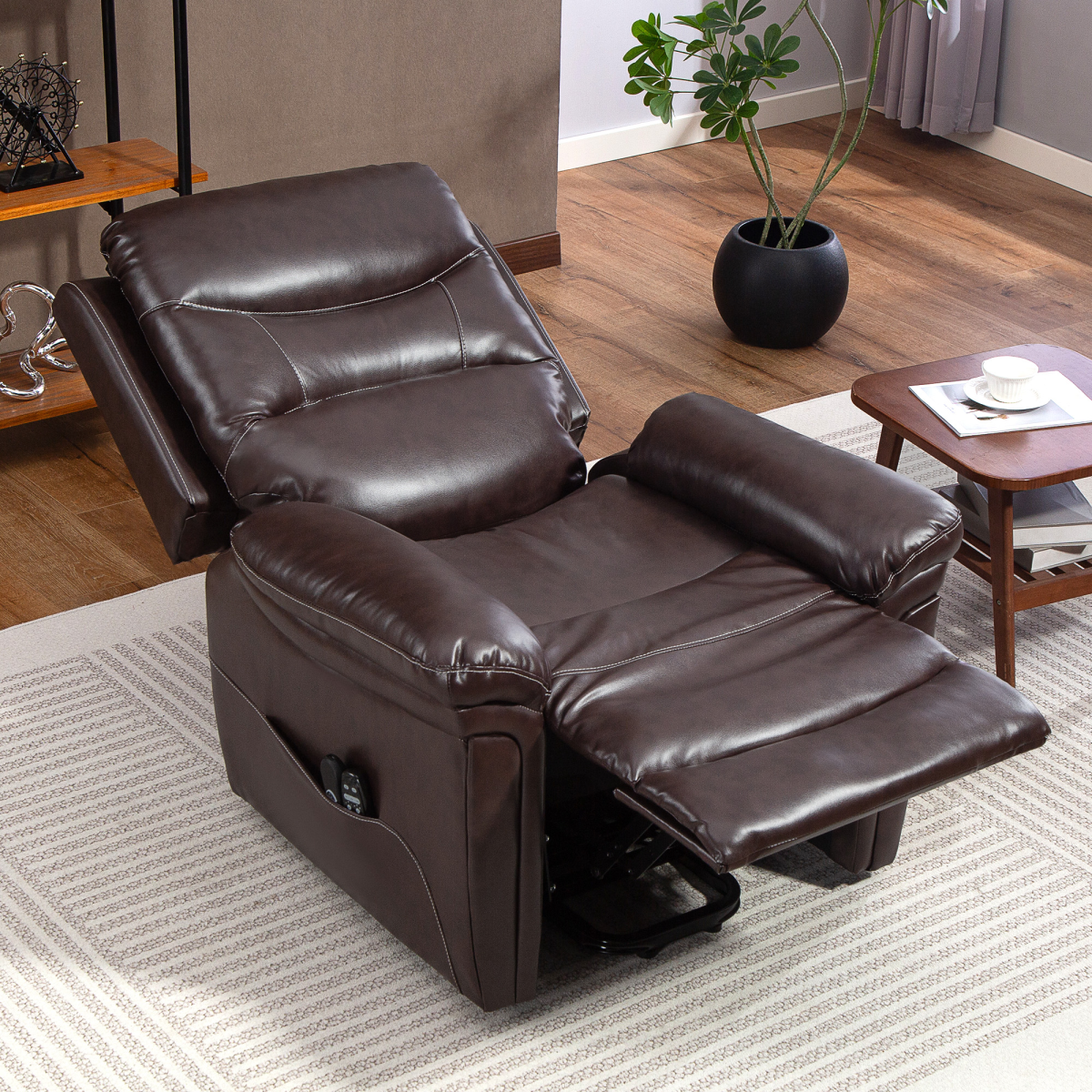 HOMCOM Massage Recliner Chair, Lift Chair with Heat, USB, Remote