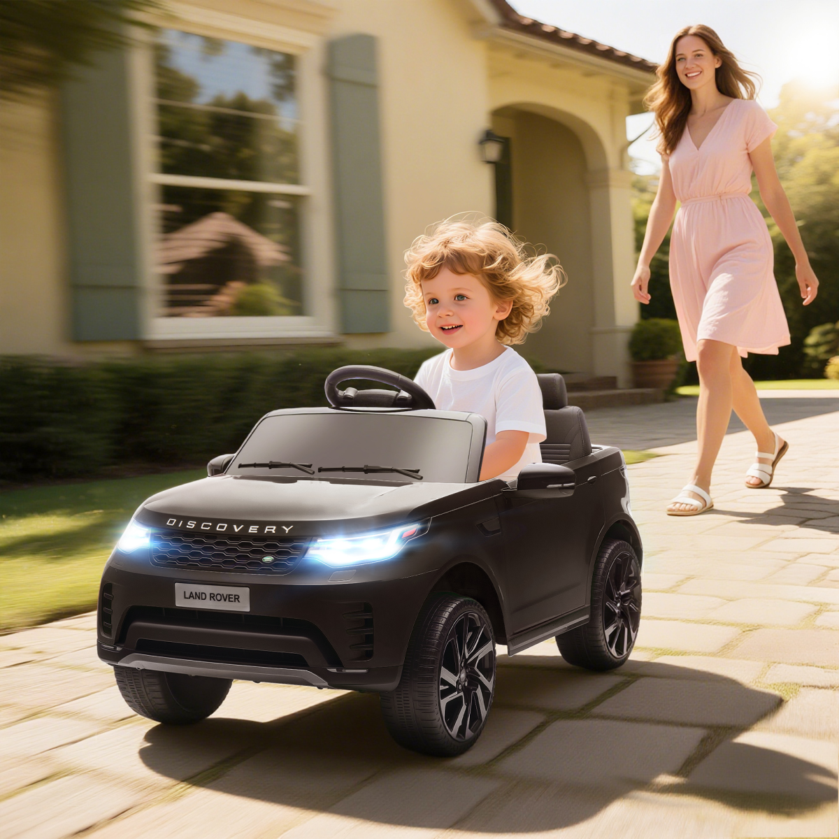 AIYAPLAY Land Rover Discovery Licensed 12V Kids Electric Car w/ Remote
