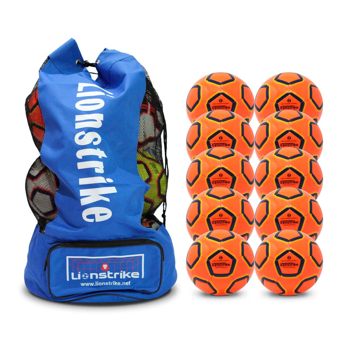 Lionstrike Lite Training Football Multipack Bundle