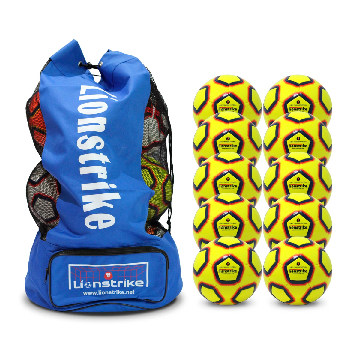 Lionstrike Lite Training Football Multipack Bundle