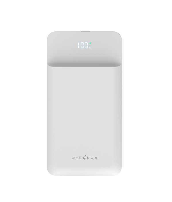 Portable Wireless Charging Station Magsafe Power Bank (3-in-1) White