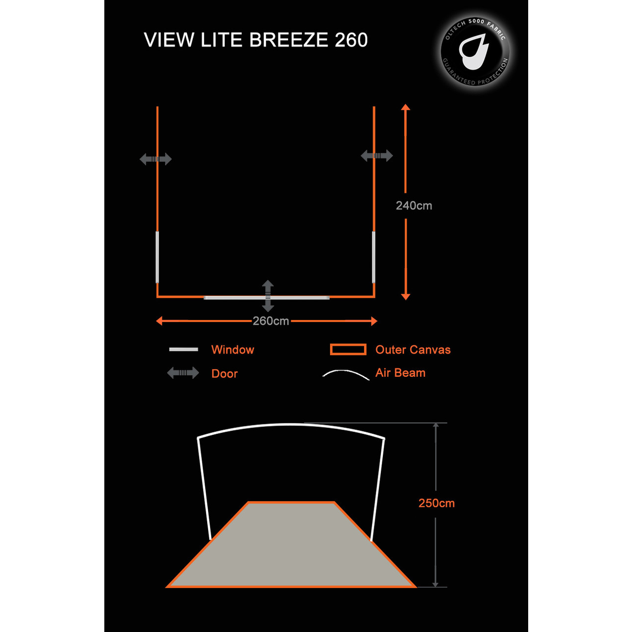 View Lite Breeze - Inflatable Awning