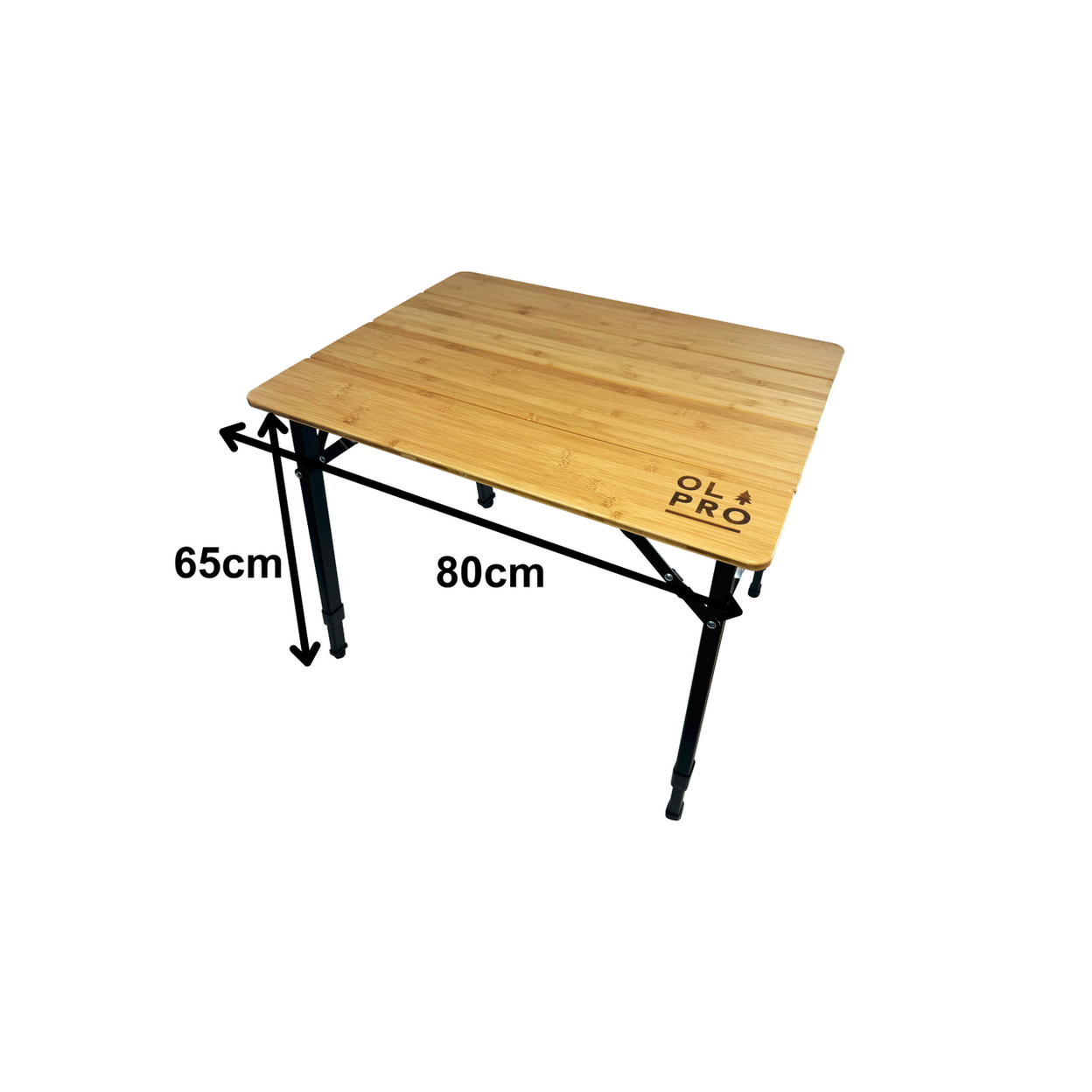 Bamboo Camping Table 4 Folding