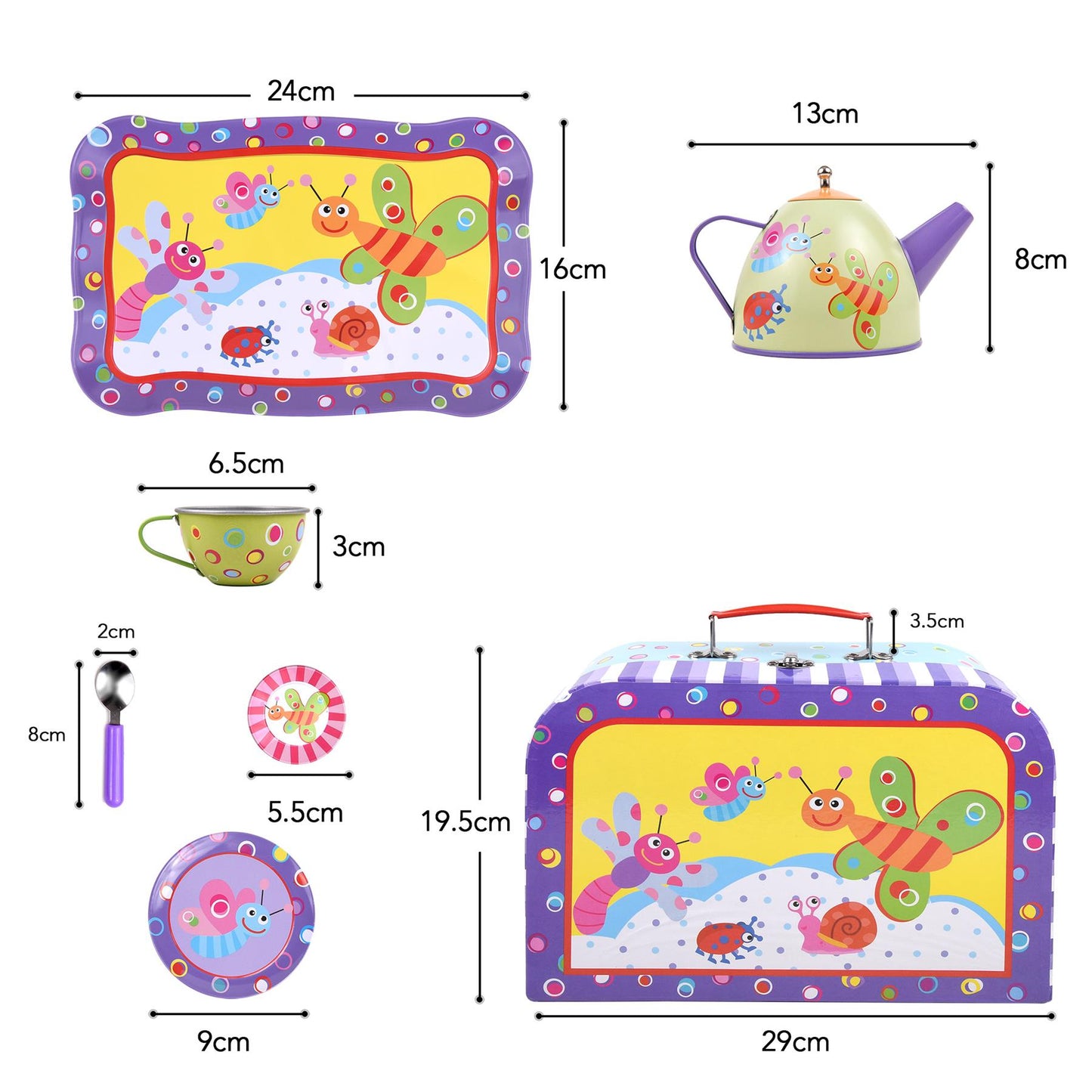 SOKA TEA SET - BUGS 0009243