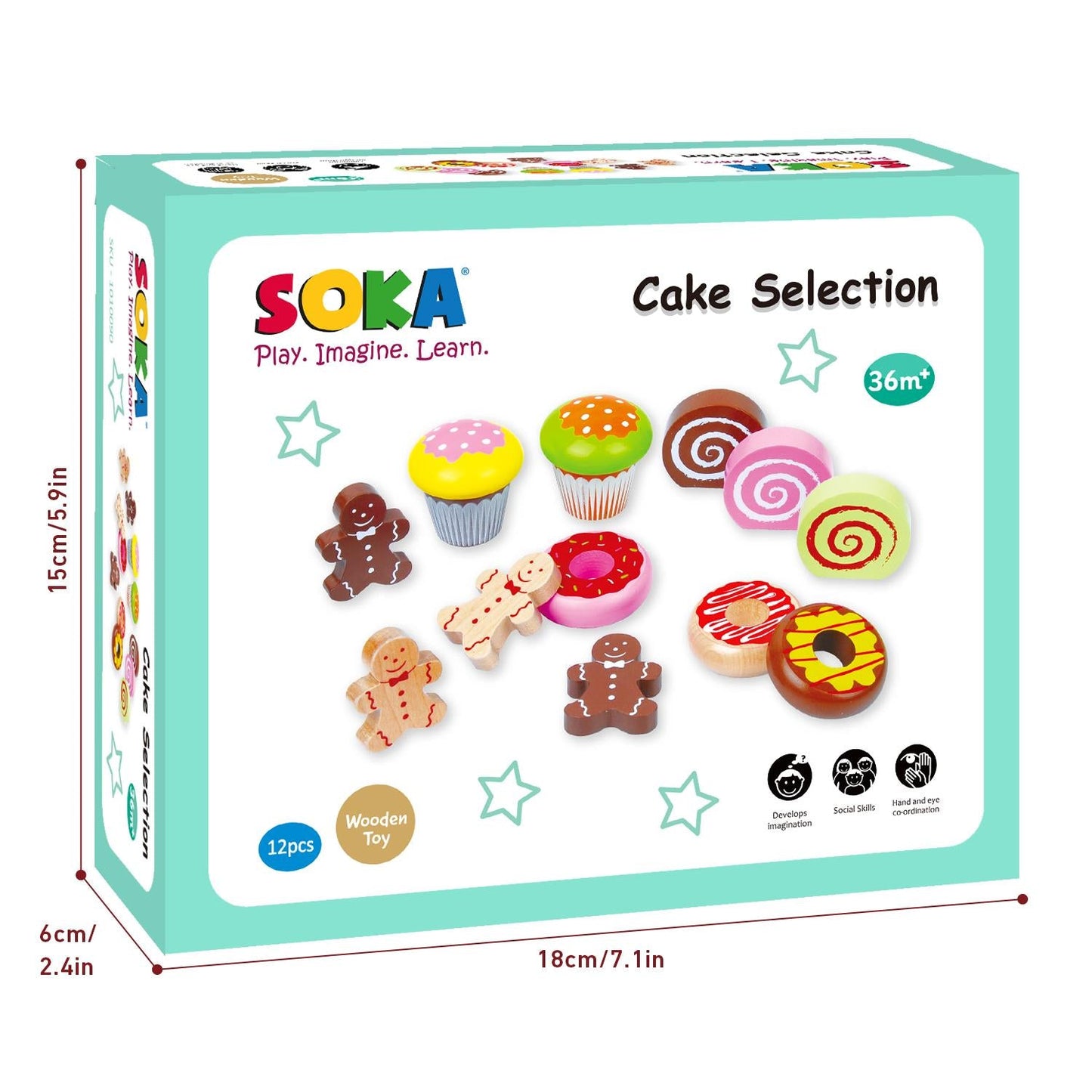SOKA CAKE SELECTION SET 1010090