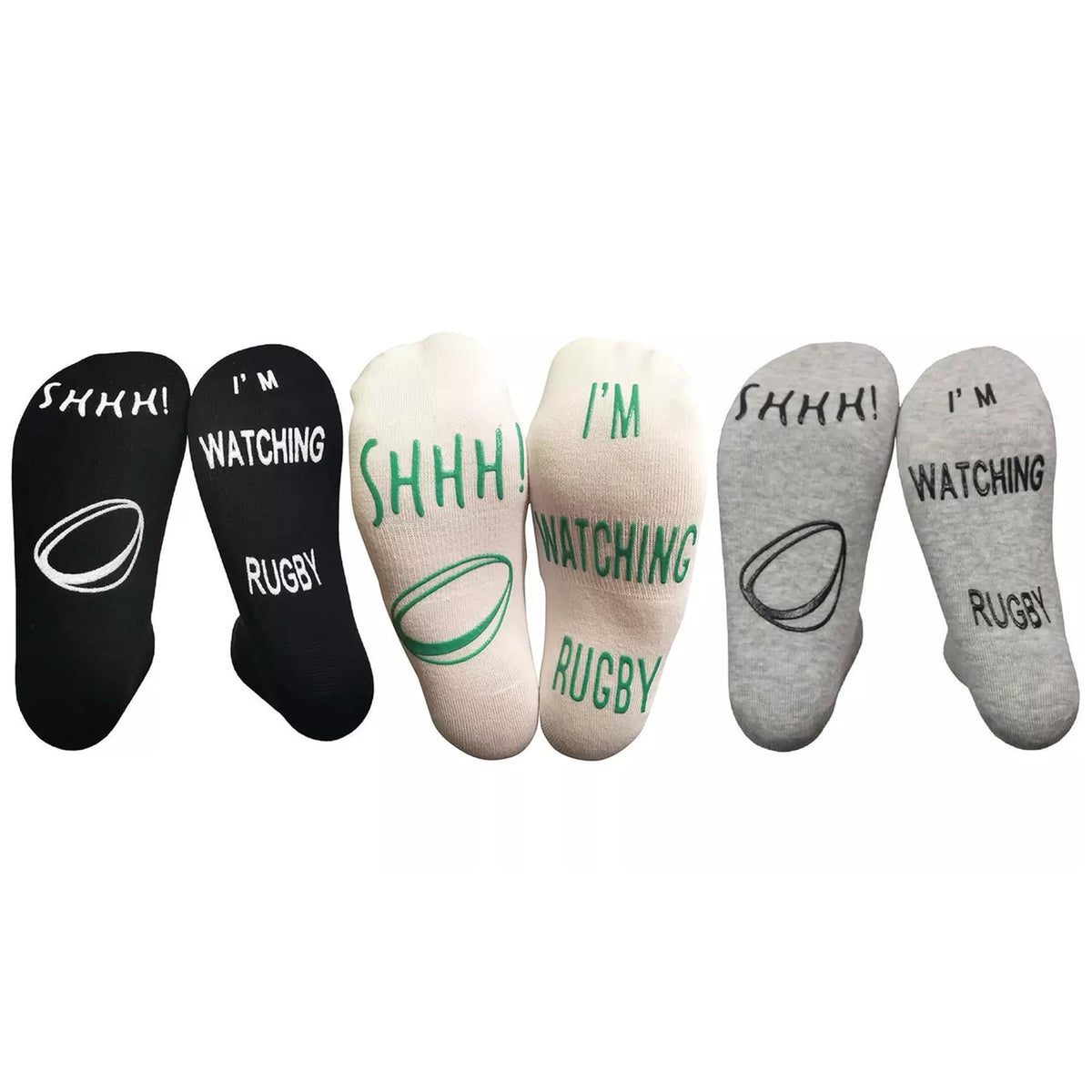VINSANI I'M WATCHING RUGBY SOCKS