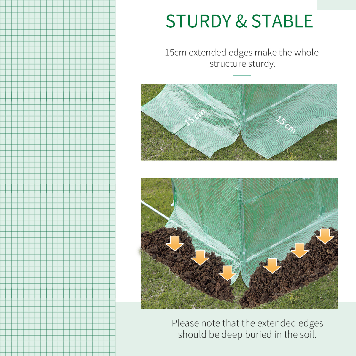 Walk-in Greenhouse Tunnel Round Gardening