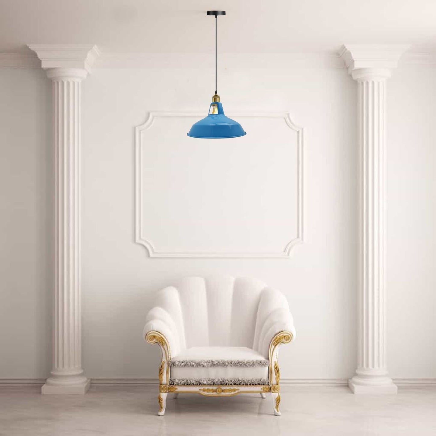 Modern Vintage Industrial Retro Metal Lamp Shade Loft Pendant Ceiling Light