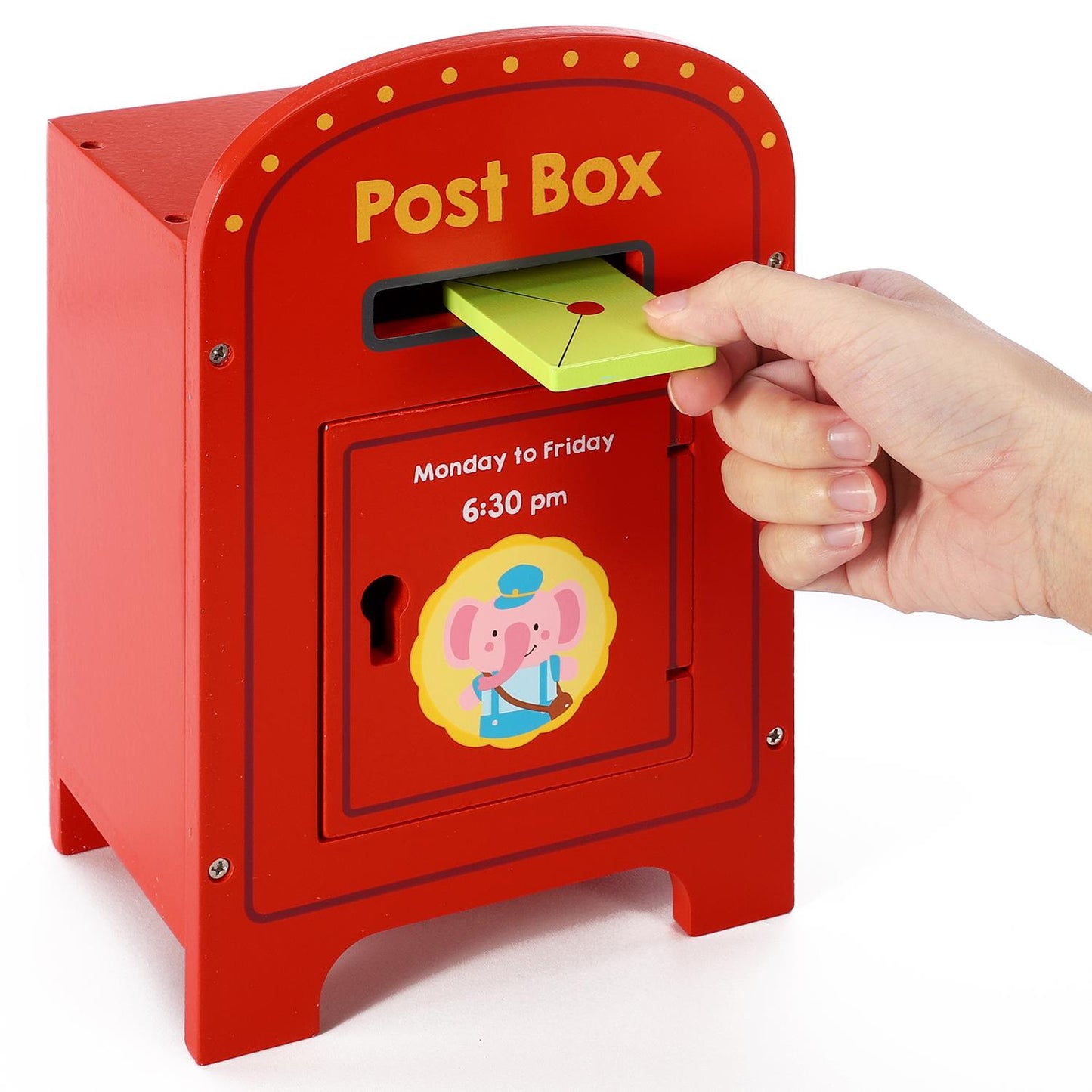 SOKA Wooden postbox Elephant 0000273