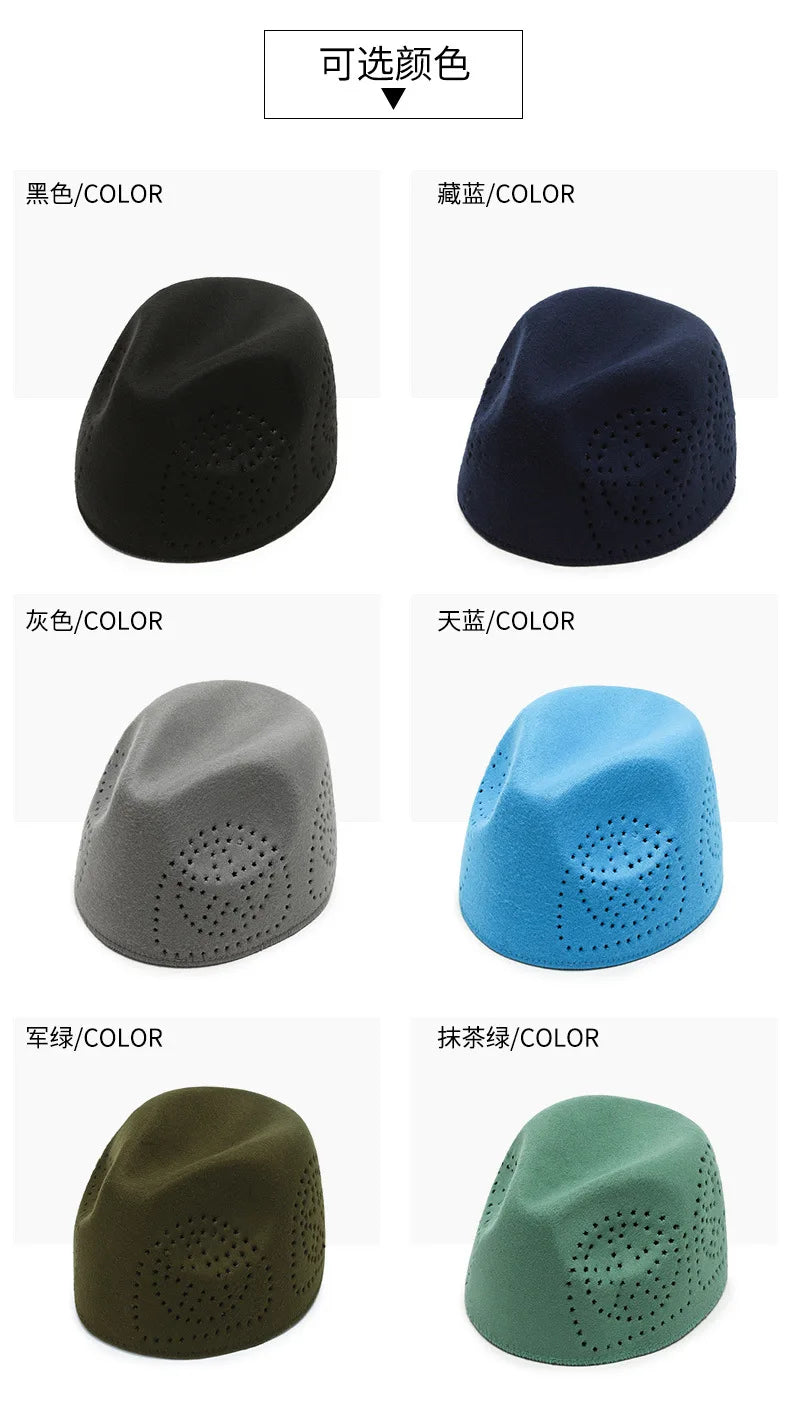 Eid Prayer Muslim Caps for Men Women Spring Summer New Arrival Green Red Elegant Hats Turkey Fedoras Headmade Gifts Fashion Hat