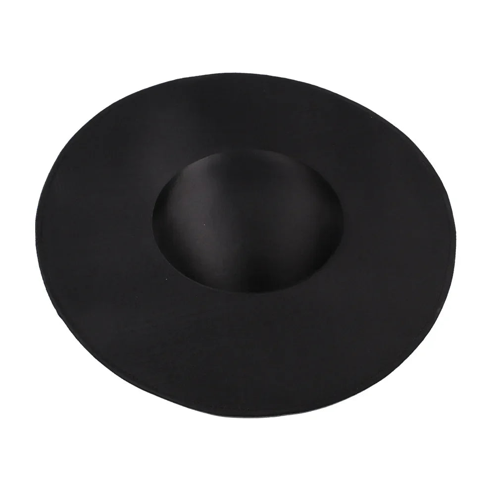 1 PC New Satin 40CM DIY Millinery Hat Elegant Imitation Linen Fascinator Base Netting Hair Top Hat Party Accessory Cap Holder