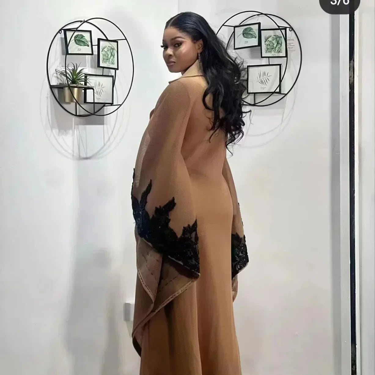 2024 Elegant African Party Evening Dresses for Women African 3/4 Sleeve Plus Size Long Maxi Dress Gowns Dashiki Africa Clothing