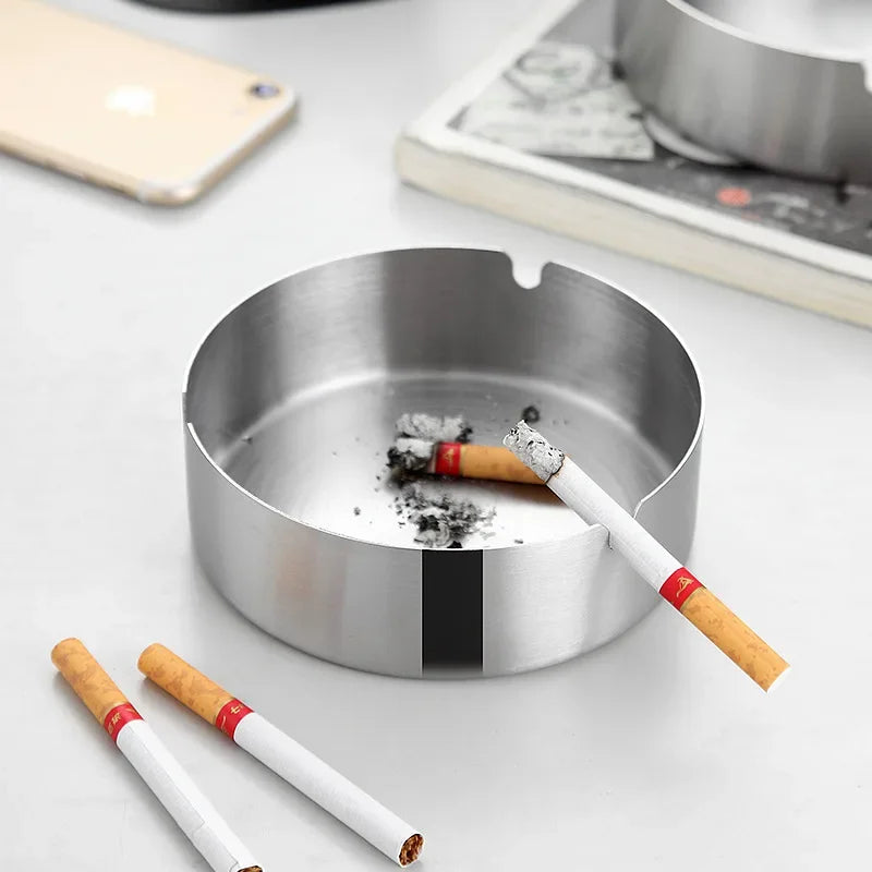 New Creative Ashtrays With Lid Walnut Wood