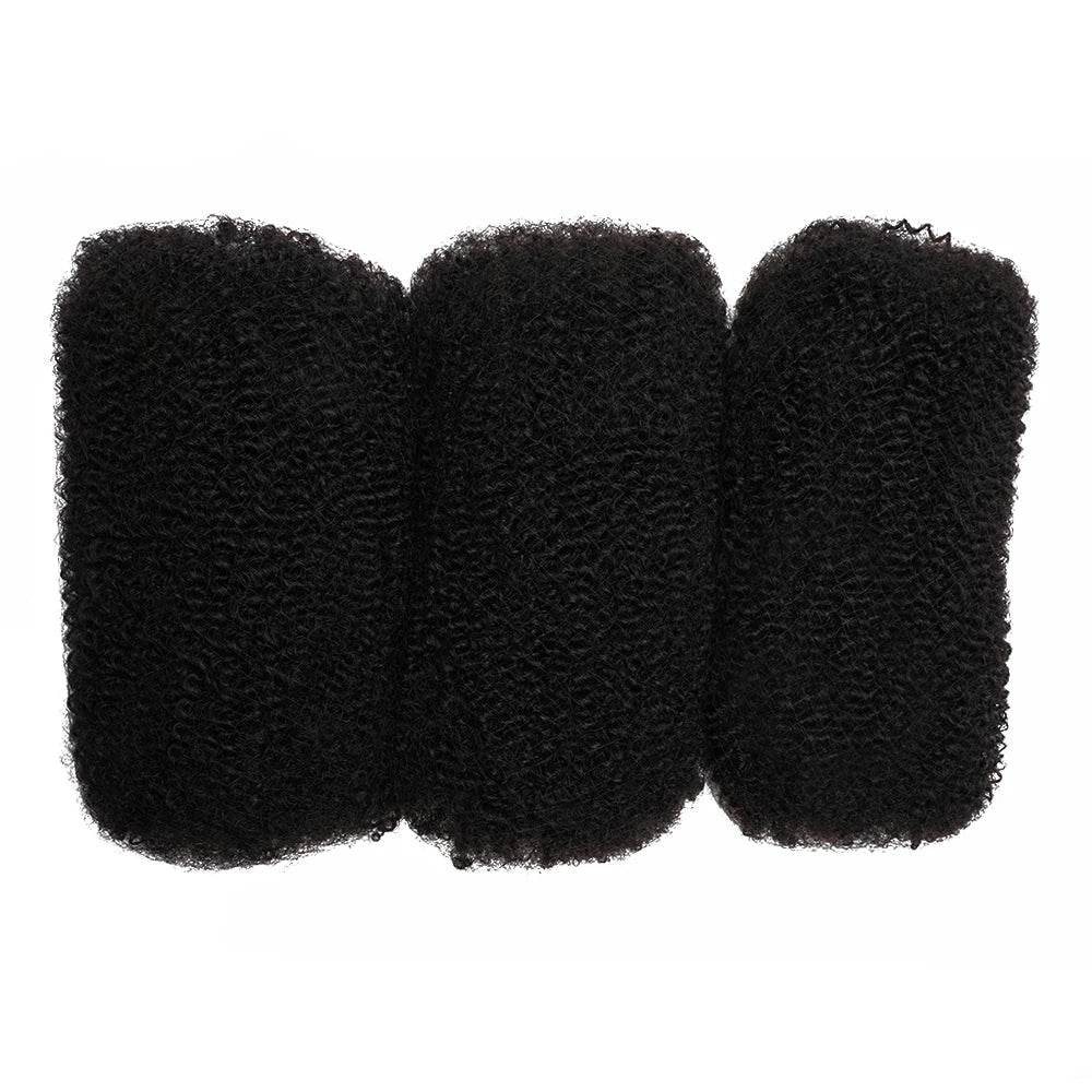 50gram Bulk Hair For Braiding Afro Kinky Curly Remy Human Hair Extensions no Wefts for Mini Twists Braids 10-22inches KissHair