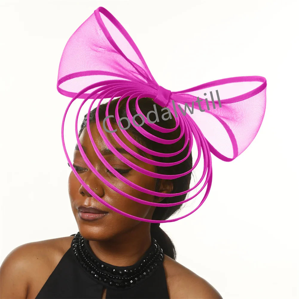 Fascinator Hat For Women Elegant Wedding Church Headpiece Ladies Chic Bow Fascinators Party Hats New Kentucky Derby Millinery
