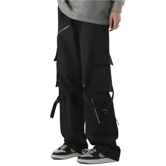 Stripe cargo pants
