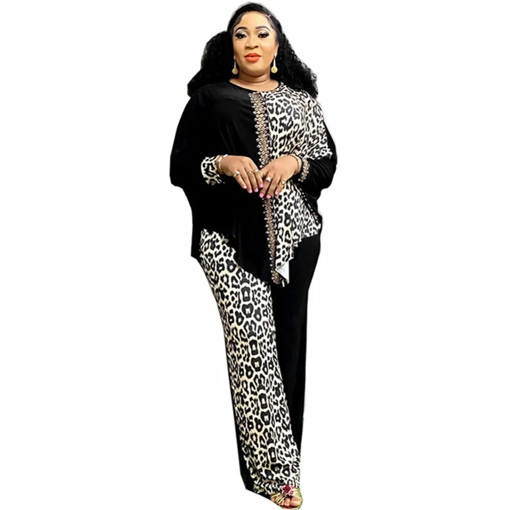 Women's Two Sets Dashiki African Dress