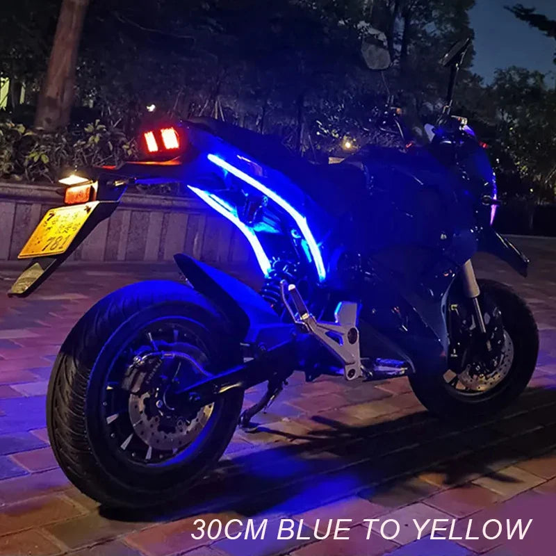 2pcs Motorcycle Turn Signal Lights LED Daytime Running Lights
