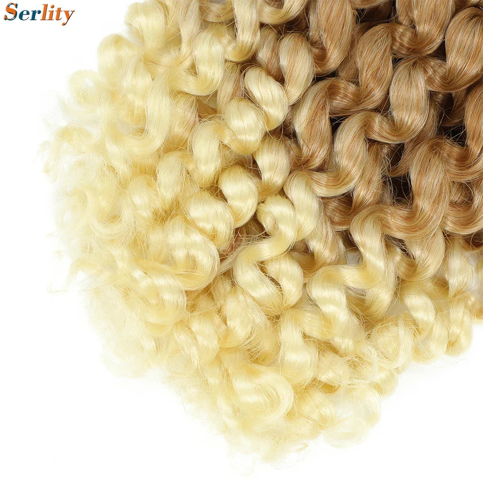 3 Packs Wand Curl Jamaican Bounce Crochet Hair 8inch T Purple 27 30 350 Bug Ombre Blonde Synthetic Jumpy Wand Curly Hair 60Roots