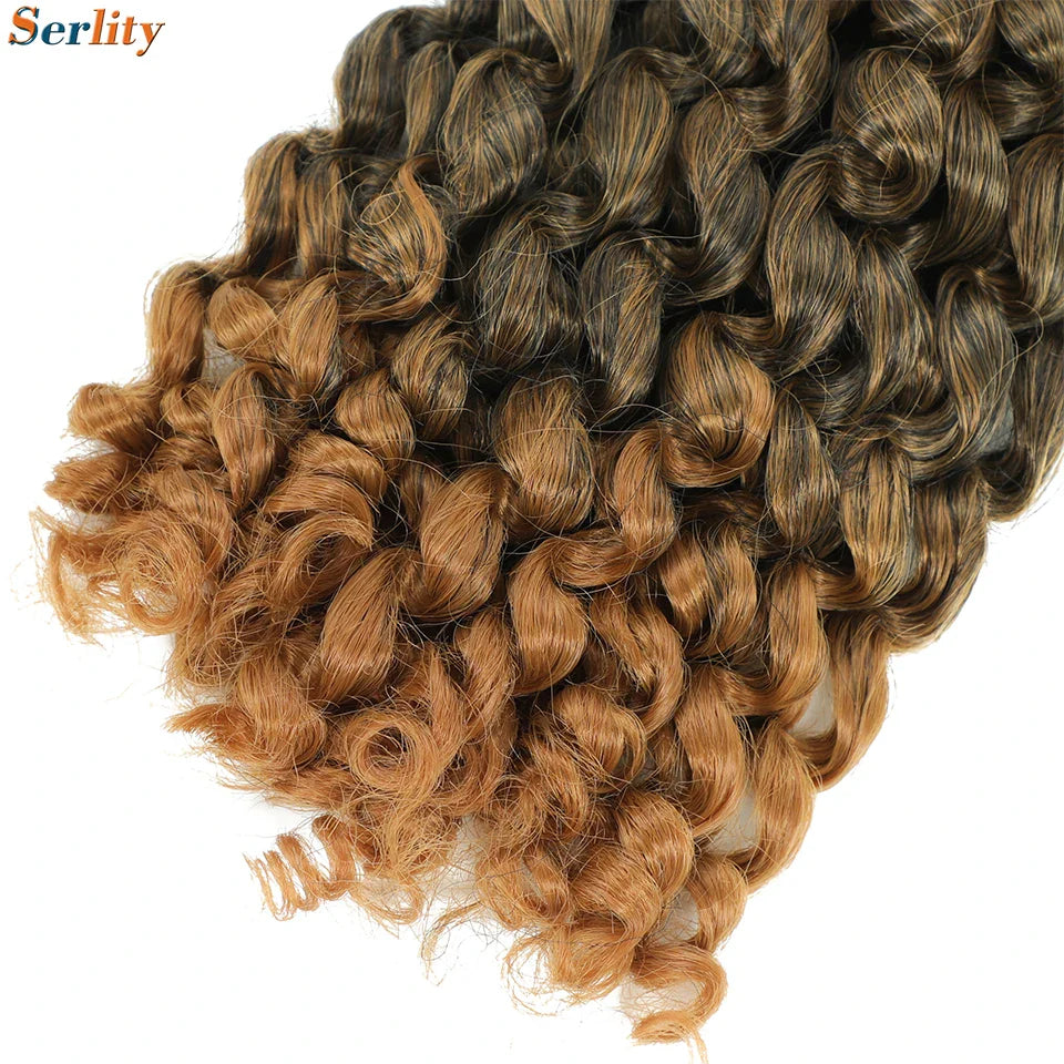 3 Packs Wand Curl Jamaican Bounce Crochet Hair 8inch T Purple 27 30 350 Bug Ombre Blonde Synthetic Jumpy Wand Curly Hair 60Roots