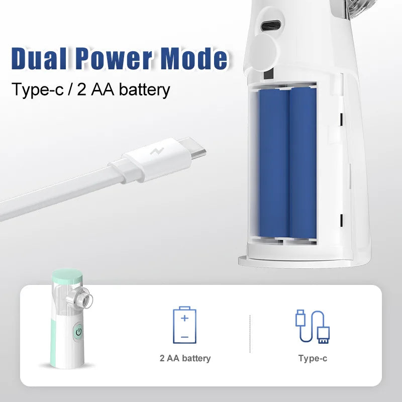 Medical Silent Mesh Nebulizer Handheld Asthma Inhaler Atomizer Children Health Care Mini Portable Nebulizer Humidifier