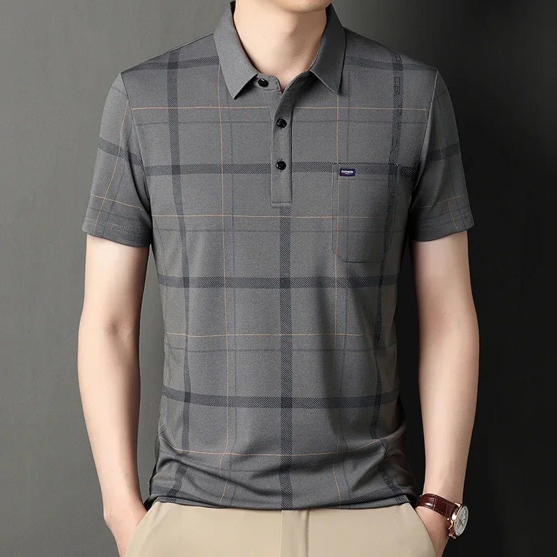 Polo Shirts for Men Casual Short Sleeve Slim Fit
