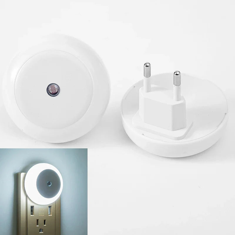 Light Sensor LED Night Light EU/US